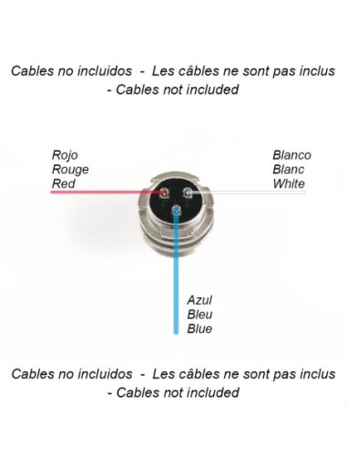 CONNECTEUR 3 PINS MÂLE F3005