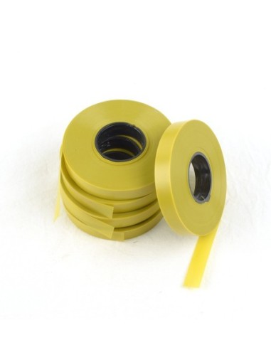 CAJA 20 ROLLOS CINTA FLEX AMARILLA 25M