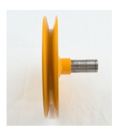 POLEA POSTERIOR ACERO 185MM EJE 25MM 2