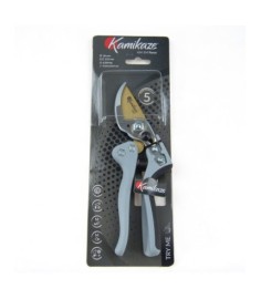 TIJERA 1 MANO KM1 FORCE TITANIO M. PLASTICO GRIS