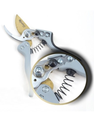 TIJERA 1 MANO KM1 FORCE TITANIO M. PLASTICO GRIS