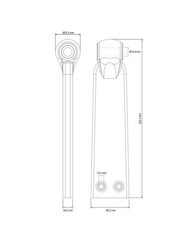 BIELA RECTA NEW HOLLAND