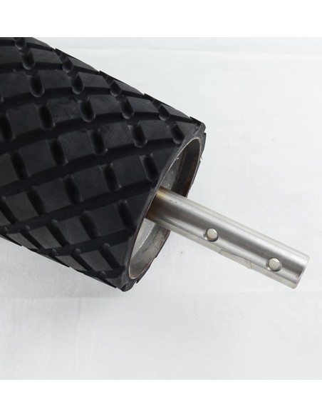 RODILLO ABOMBADO TRACCION ESTRIADO 250MM