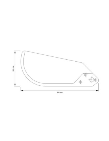 Écaille rigide gauche pour Gregoire