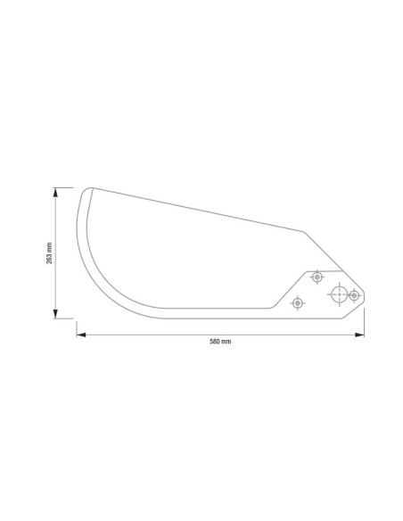 Écaille rigide gauche pour Gregoire
