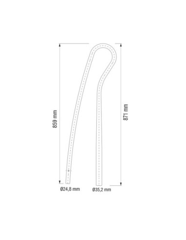 SACUDIDOR PARA MAQUINA ARRASTRADA 0,87M (G1,G50,G55,G56)