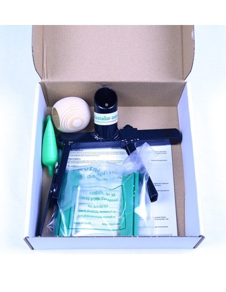 DESBROTADOR MANUAL CON CEPILLOS DESBROTADOR MANUAL CON CEPILLOS