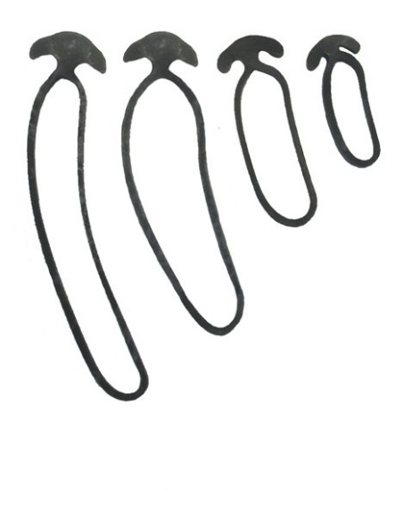 ANCRAGE EN CAOUTCHOUC NUMÉRO 12, SAC DE 200 UNITÉS