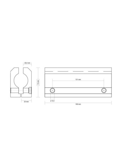 Coquille complète avec vis et boulon