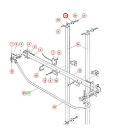 SILENTBLOCK D50 X 20 DU CHÂSSIS POUR BRAS 2