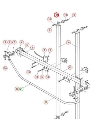 SILENTBLOCK D50 X 20 DU CHÂSSIS POUR BRAS