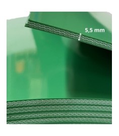 LONA PVC 3 TELAS 5.5MM LISA 2 CARAS PRECIO M2