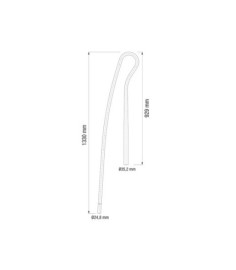 Sacudidor Amarillo Gregoire 1.33m Largo 2