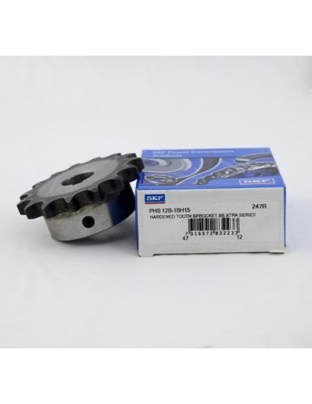 PINON Z-15 3/4" TEMPLADO EJE 25 CHAVETERO