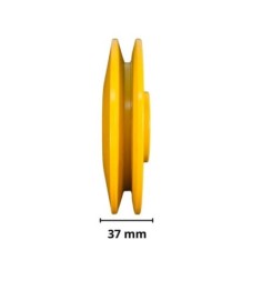 POULIE SANS AXE 146MM DIAMÈTRE TROUS LATÉRAUX 2