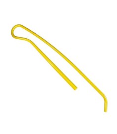 SECOUEUR LONG JAUNE 122CM ADAPTABLE