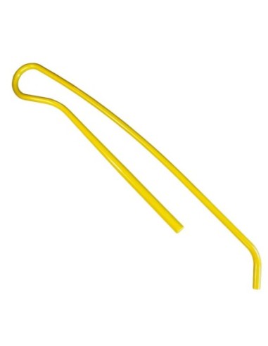 SECOUEUR LONG JAUNE 122CM ADAPTABLE