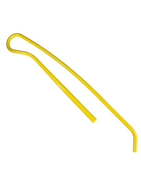 SECOUEUR LONG JAUNE 122CM ADAPTABLE