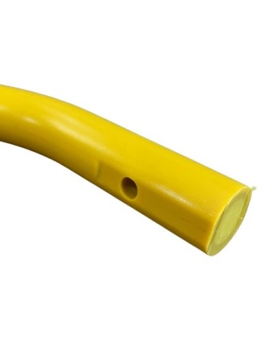 SECOUEUR LONG JAUNE 122CM ADAPTABLE